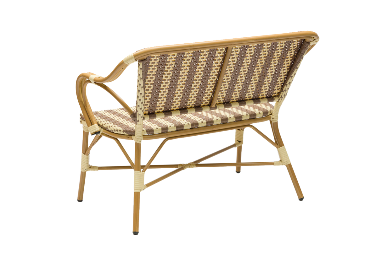 Claire Cafébank mit Französisches Geflecht 108 cm