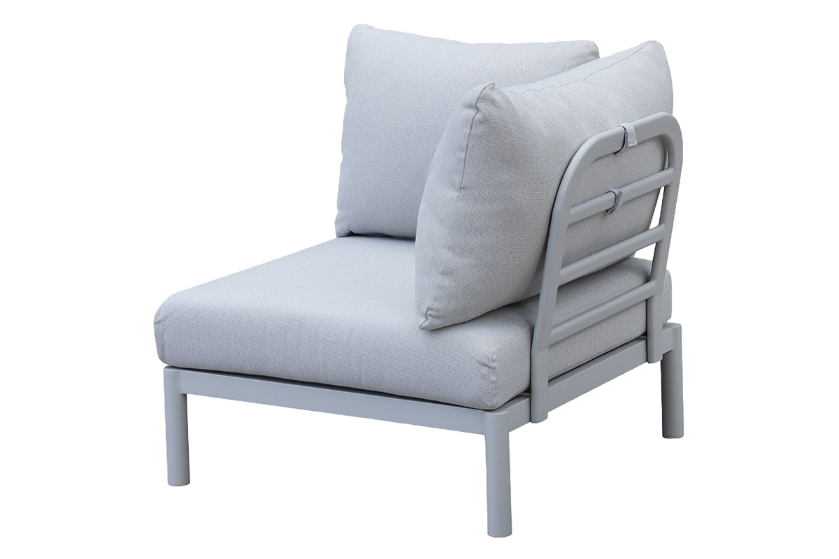 Luna Aluminium Lounge Sofa - Ecke