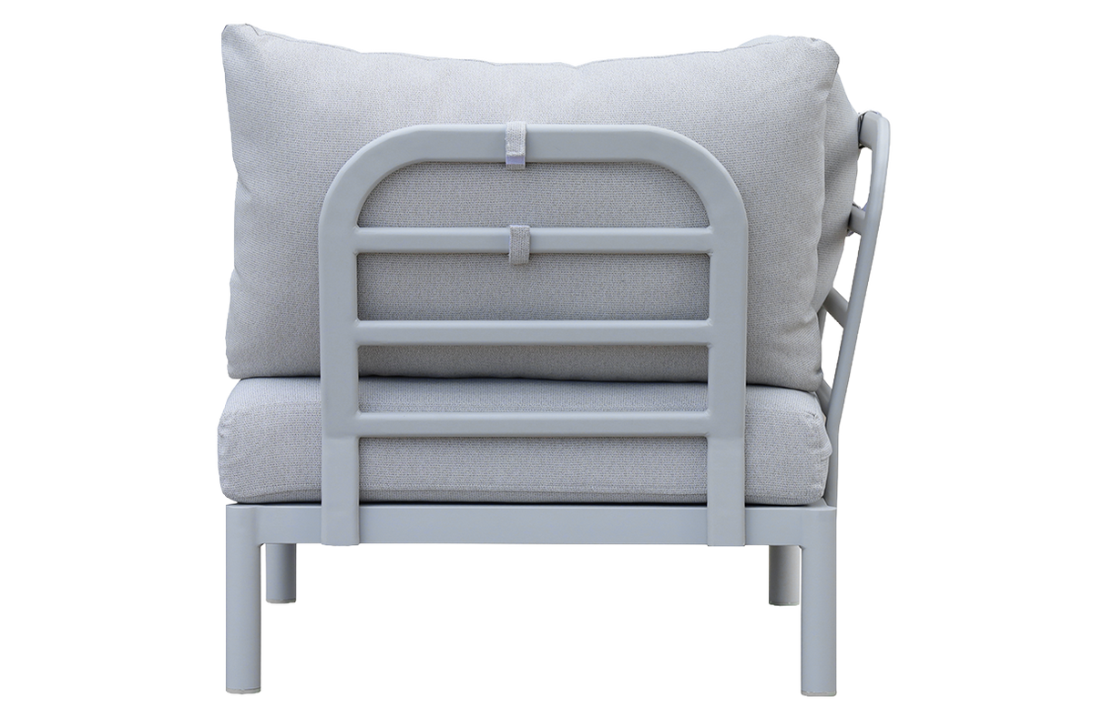 Luna Aluminium Lounge Sofa - Ecke