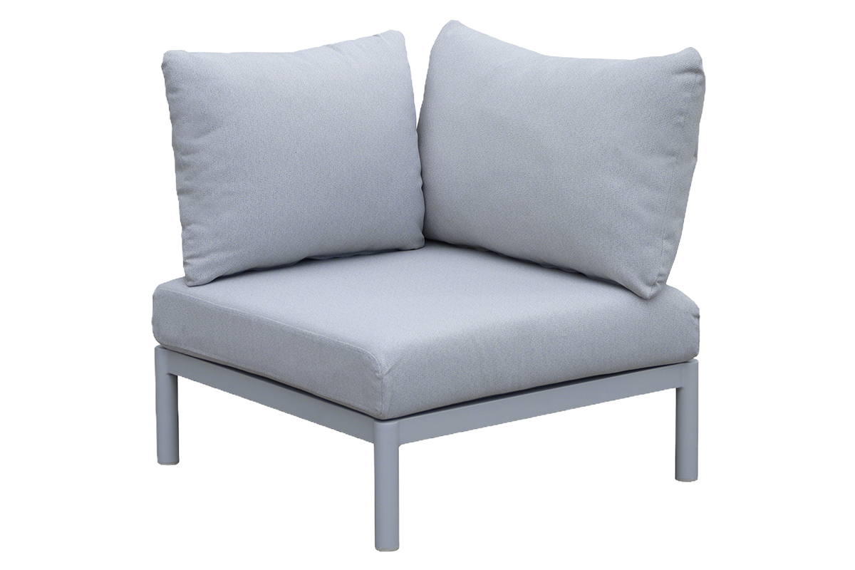 Luna Aluminium Lounge Sofa - Ecke