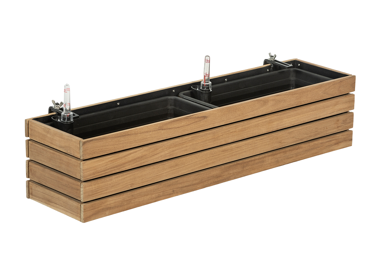 Maja Teak Balkonblumenkasten 40 / 60 / 80 cm