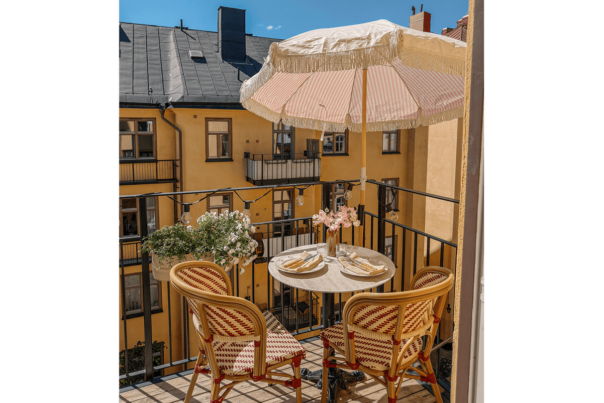Capucine Travertin-Cafétisch Ø70 cm