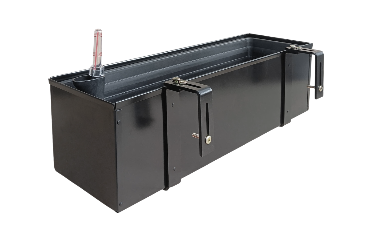 Liva Schwarz Balkonblumenkasten mit Bewässerungssystem 60 / 80 / 100 cm