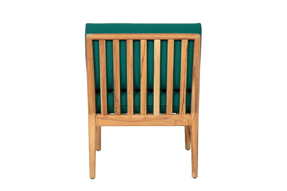 Sienna Teak High Back Lounge Sofa - Mittelmodul
