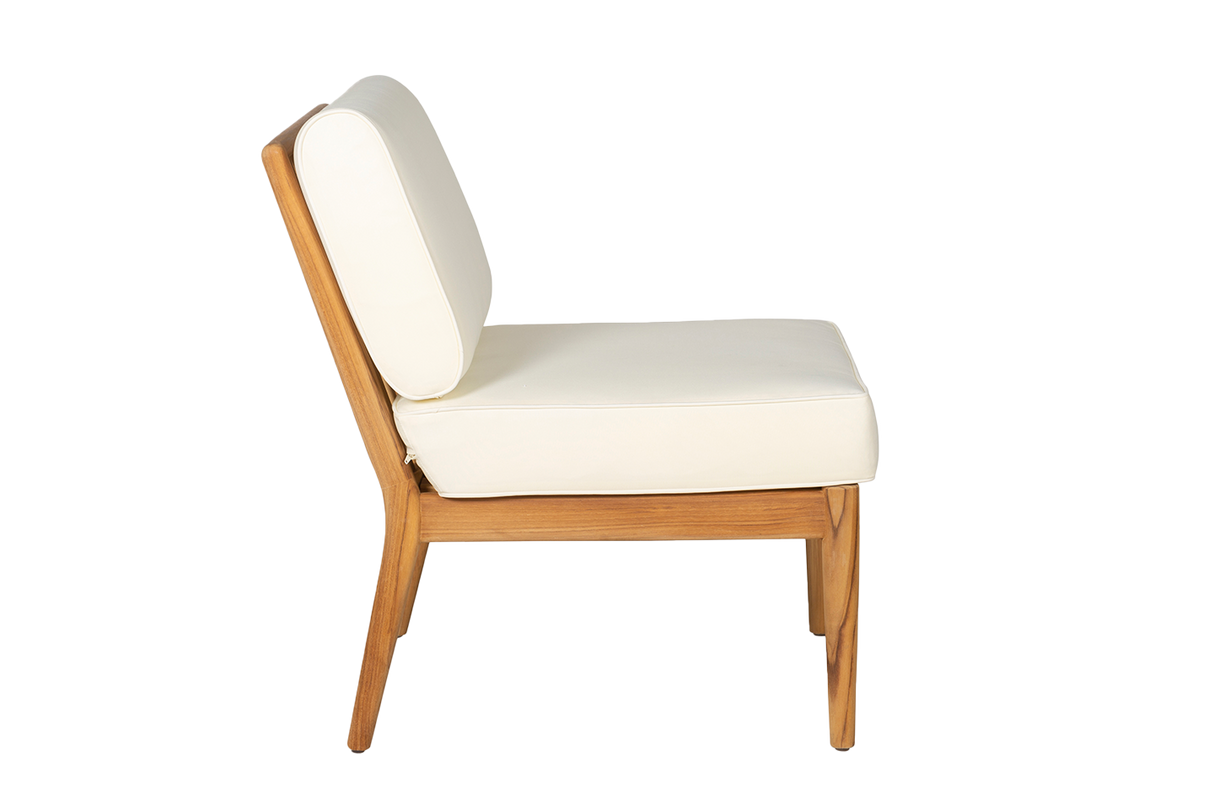 Sienna Teak High Back Lounge Sofa - Mittelmodul