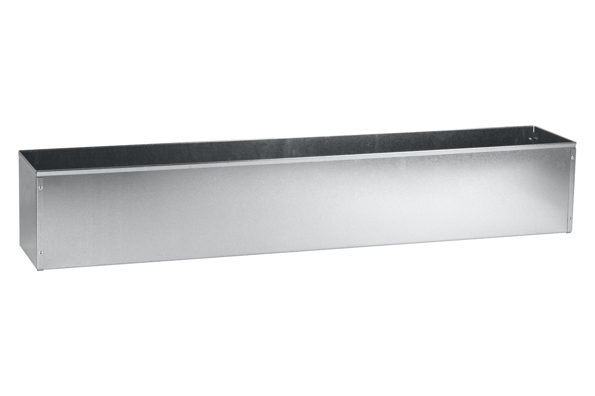 Liva Balkonblumenkasten aus verzinktem Eisen ohne Halterung 60 / 80 / 100 cm