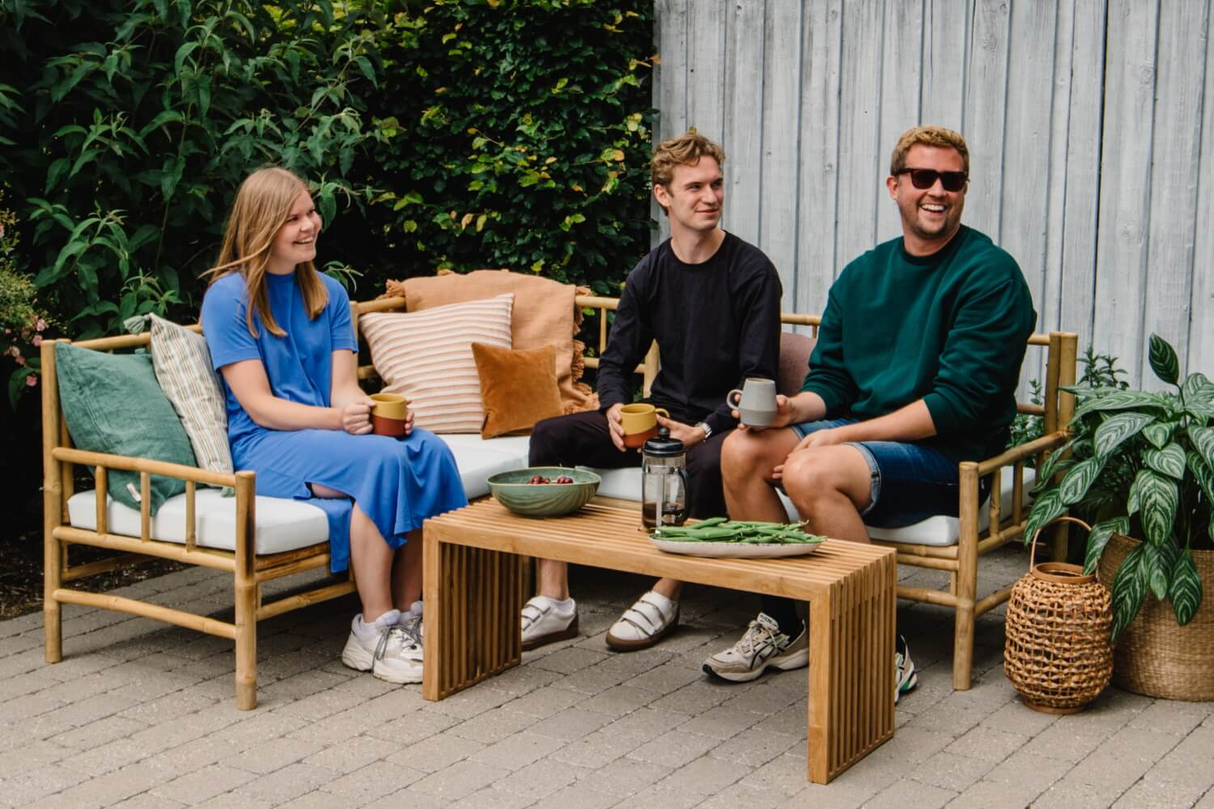 Beate Bambus Lounge Sofa - linke Seite