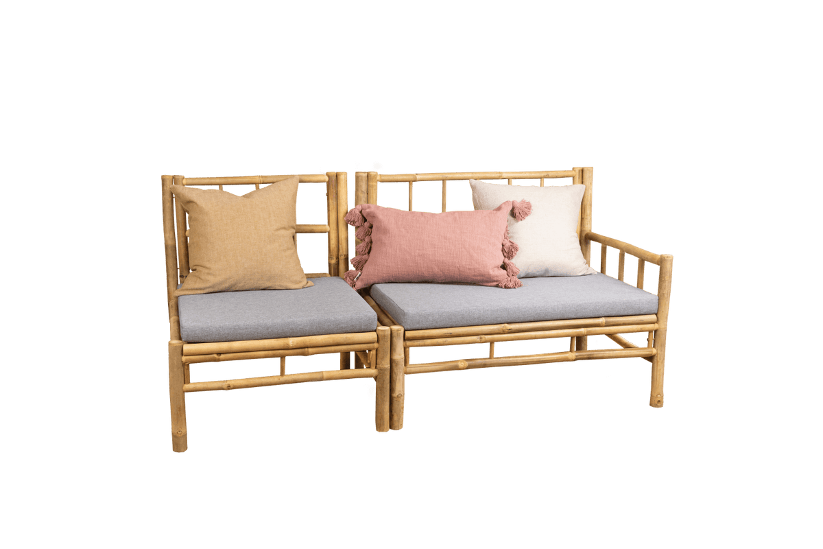 Beate Bambus Lounge Sofa - rechte Seite
