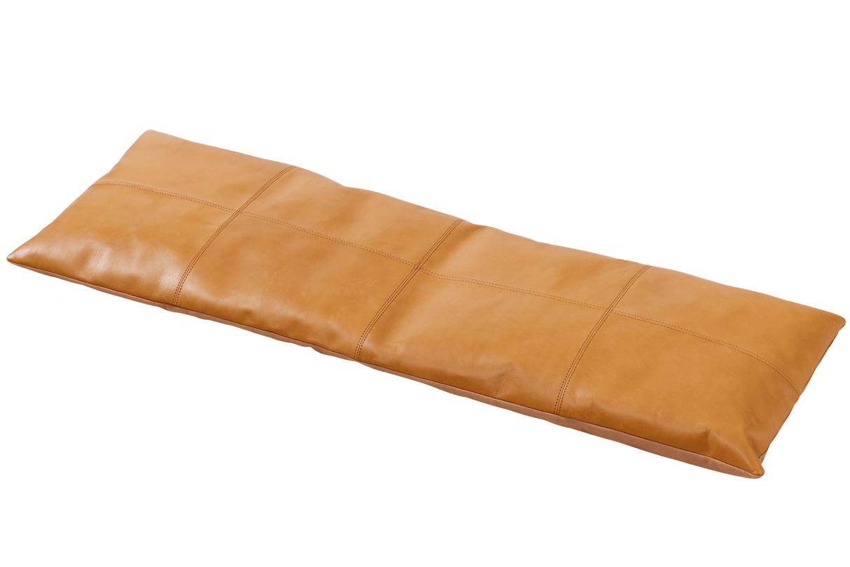 Leder Sitzkissen 104 x 35 cm