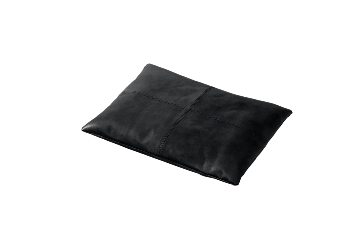 Leder Sitzkissen 45 x 35 cm
