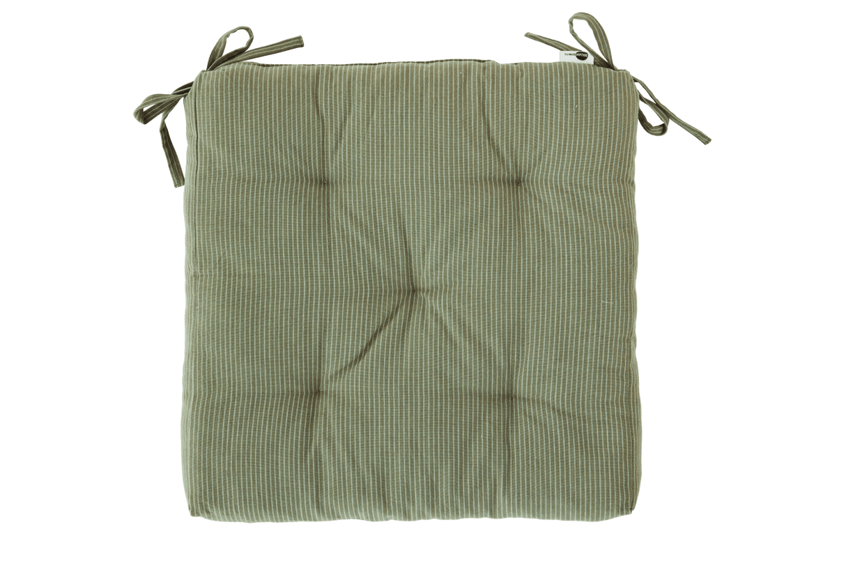 Sitzkissen mit Nadelstreifen 45 x 45 cm