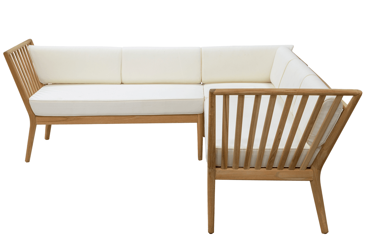 Sienna Teak Lounge Sofa - Ecke