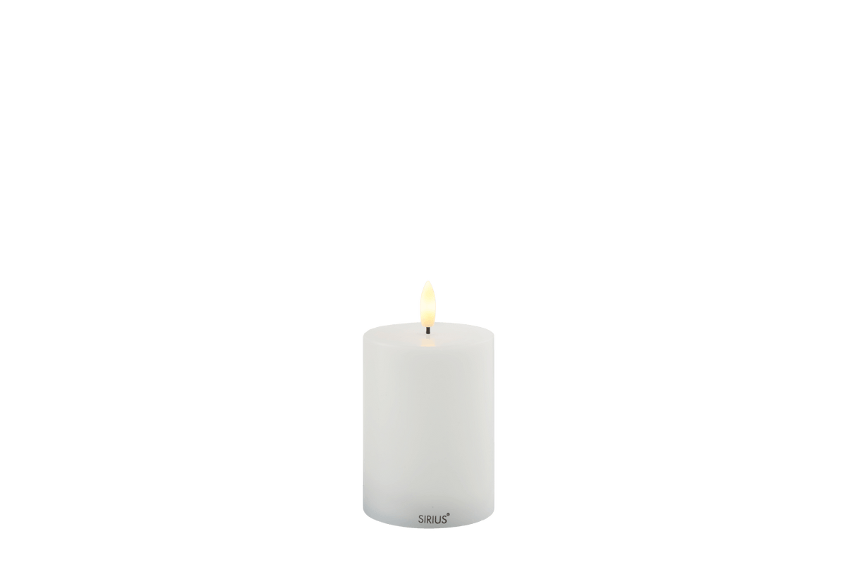 Sille Ø7 5 cm wiederaufladbare LED Kerze