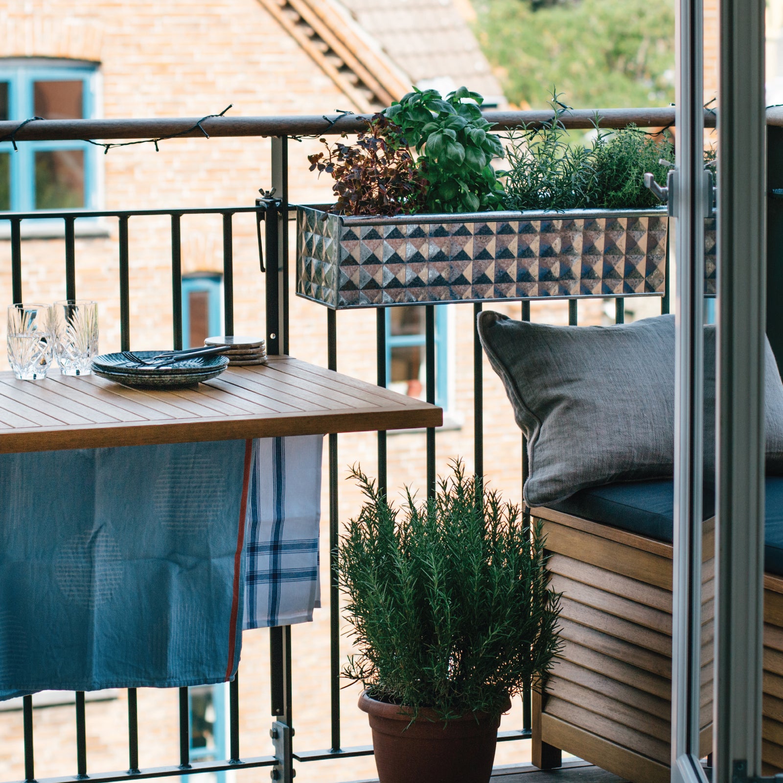 Haben Sie einen kleinen Balkon?
