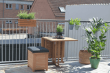 Agnes Aufbewahrungsbank aus Teak 50 cm