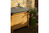 Agnes Aufbewahrungsbank aus Teak 50 cm