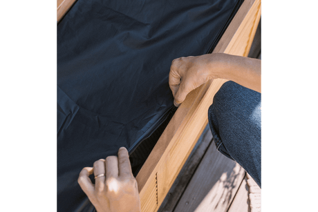 Agnes Aufbewahrungsbank aus Teak 145 cm