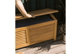Agnes Aufbewahrungsbank aus Teak 100 cm