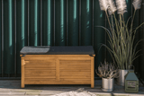 Agnes Aufbewahrungsbank aus Teak 100 cm