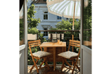 Clarish teak Klappstuhl