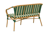 Claire Cafébank aus französischem Geflecht 130 cm