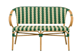 Claire Cafébank aus französischem Geflecht 130 cm