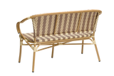 Claire Cafébank aus französischem Geflecht 130 cm
