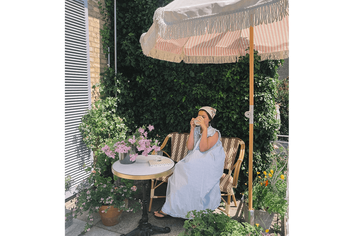 Claire Cafébank mit Französisches Geflecht 108 cm
