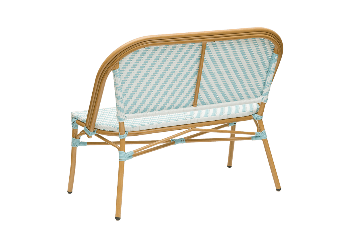 Claudine Bank mit französischem Flechtmuster 108 cm