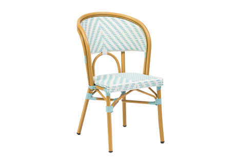 Delphine Caféstuhl mit französischem Flechtmuster