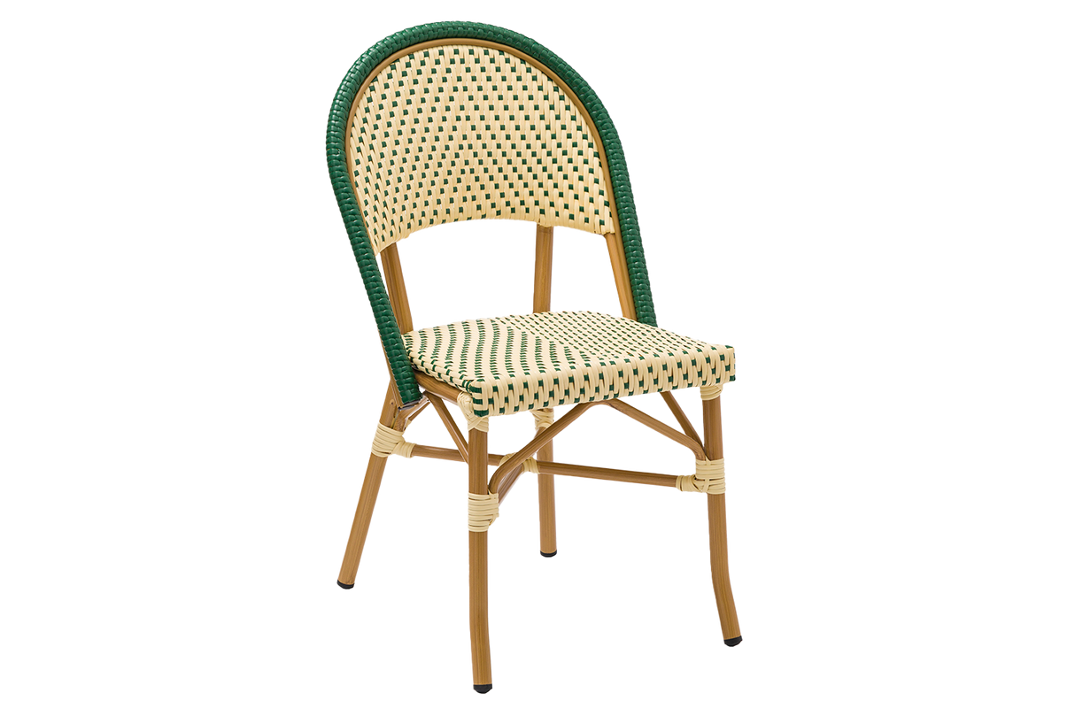 Estelle Caféstuhl aus französischem Geflecht