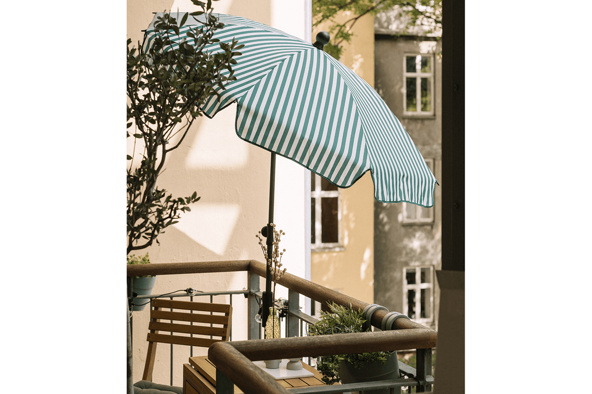 Jamila gestreift Sonnenschirm mit Kippfunktion Ø130 cm