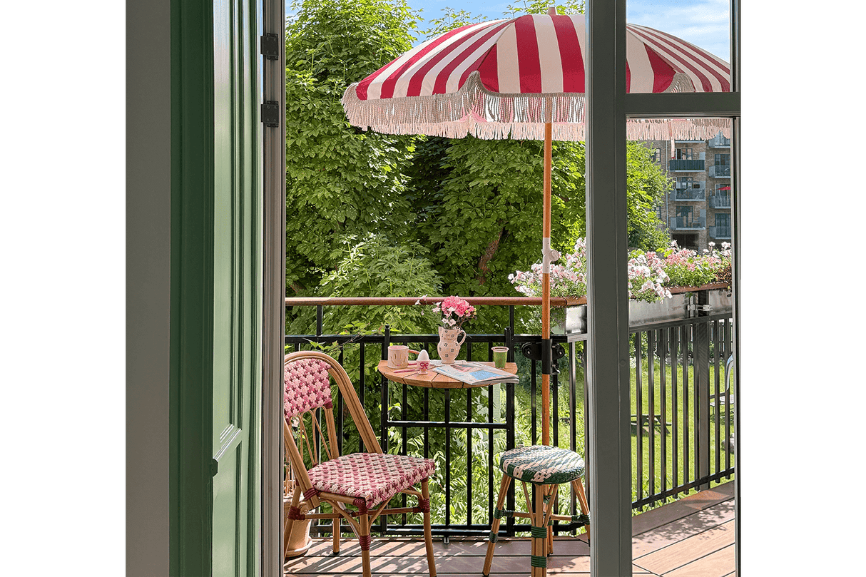 Lilou Caféstuhl aus französischem Geflecht