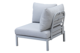 Luna Aluminium Lounge Sofa - Ecke