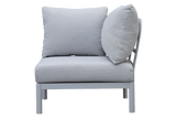 Luna Aluminium Lounge Sofa - Ecke