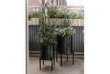 Rosa Rillo Blumentöpfe Set