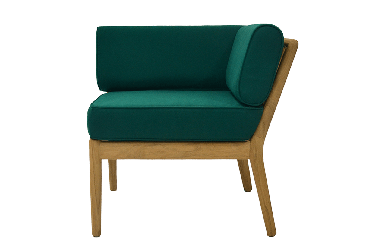 Sienna Teak Lounge Sofa - Ecke