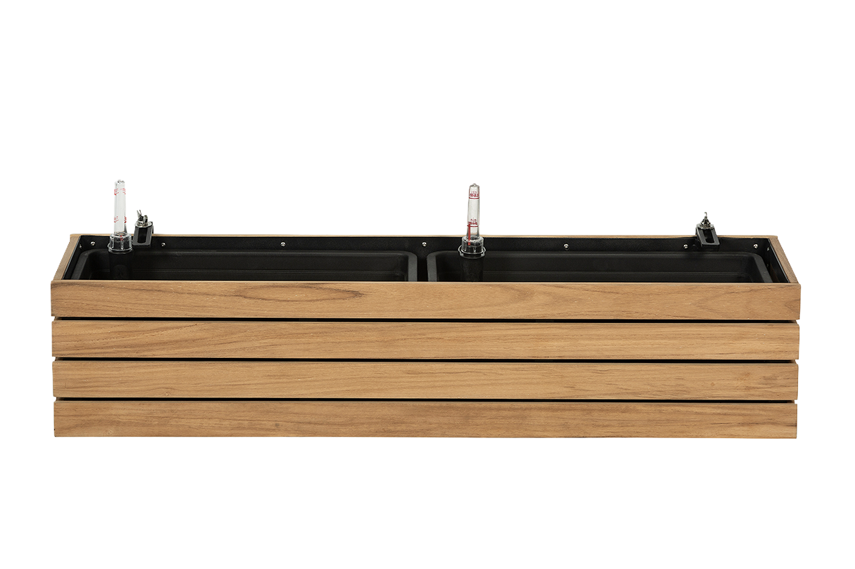 Maja Teak Balkonblumenkasten 40 / 60 / 80 cm
