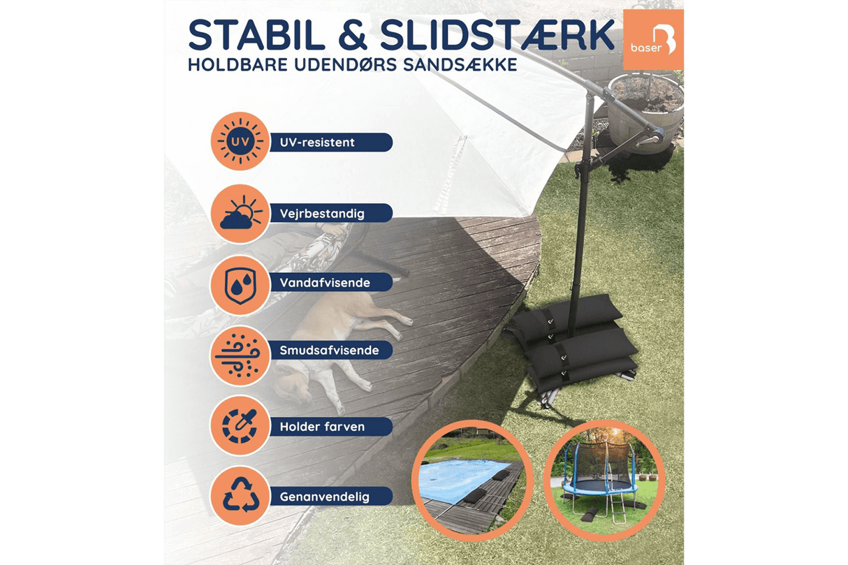 Baser Sandsack für draußen 15kg x 2