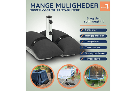 Baser Sandsack für draußen 15kg x 2