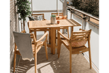 Turin teak Gateleg Tisch 146 x 70 cm