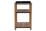 Dora Grilltisch aus Teak mit Granitplatte 60 x 50 cm
