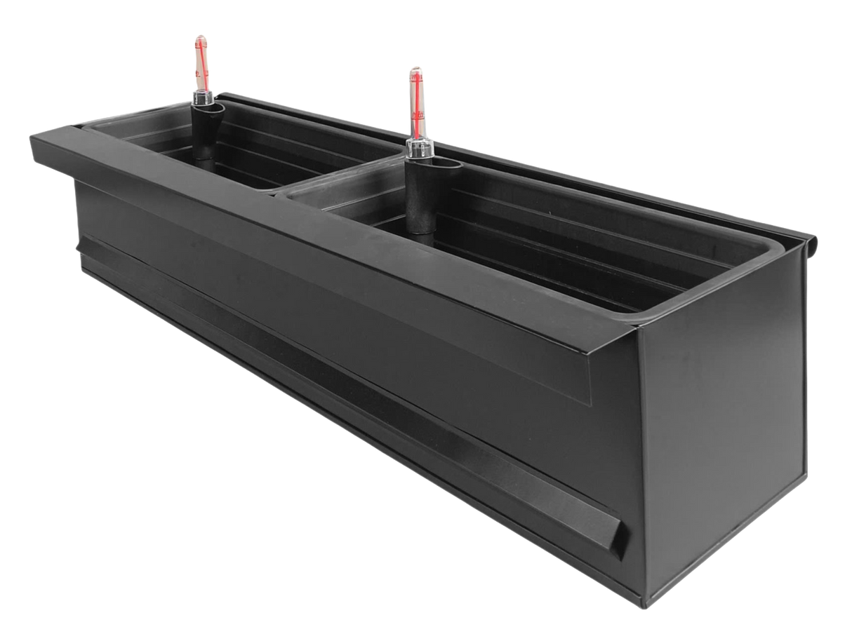 Esther Schwarz Balkonblumenkasten mit Bewässerungssystem 60 / 80 cm