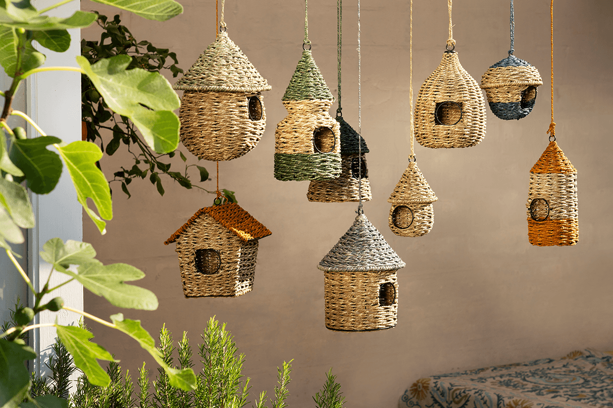 Hängendes Vogelhaus