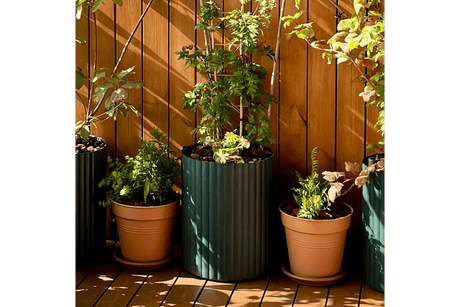 Klimablumentopf von Urbangaarden grün