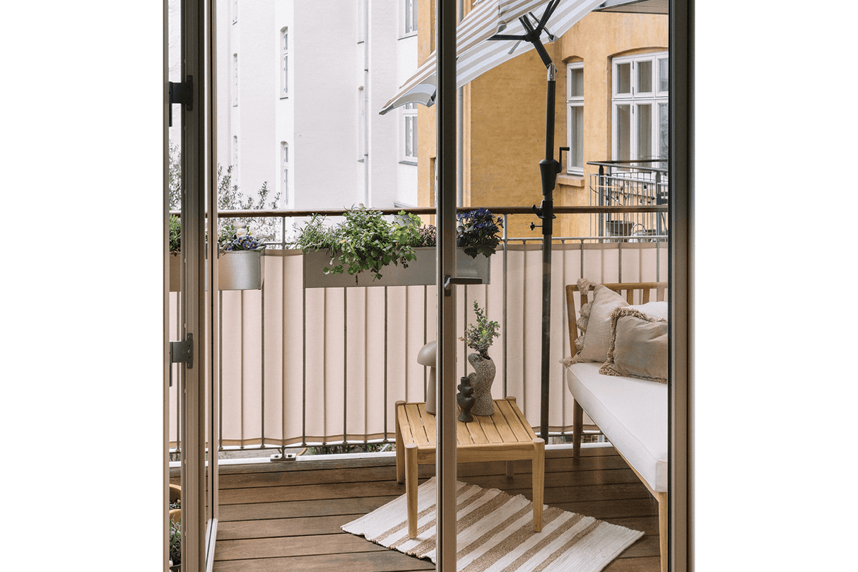 Liva Balkonblumenkasten aus verzinktem Eisen mit Bewässerungssystem 60 / 80 / 100 cm