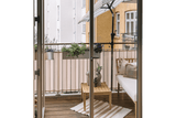 Liva Balkonblumenkasten aus verzinktem Eisen mit Bewässerungssystem 60 / 80 / 100 cm