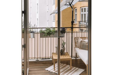 Liva Balkonblumenkasten aus verzinktem Eisen mit Bewässerungssystem 60 / 80 / 100 cm