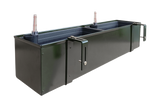 Liva Dunkelgrün Balkonblumenkasten mit Bewässerungssystem 60 / 80 / 100 cm