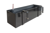 Liva Schwarz Balkonblumenkasten mit Bewässerungssystem 60 / 80 / 100 cm